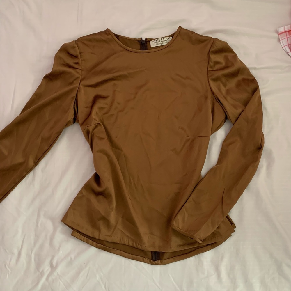 Designer silk top